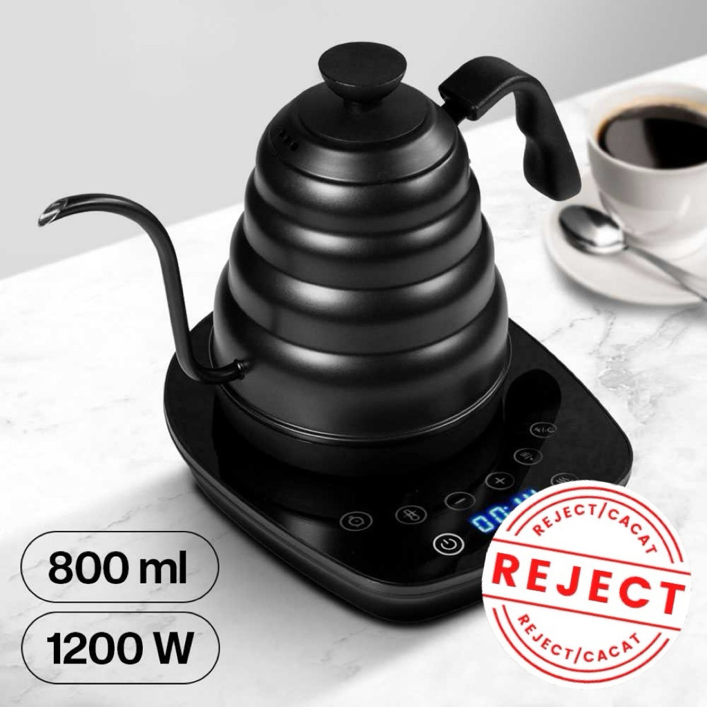 [OBRAL CACAT] Teko Listrik Kopi Pemanas Air Leher Angsa Pour Over 1200W 800ml - GY-1658