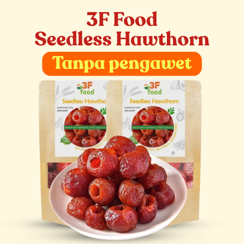 Seedless Hawthorn Healthy Snack Buah Kering Tanpa Biji Cocok Diet Rendah Lemak