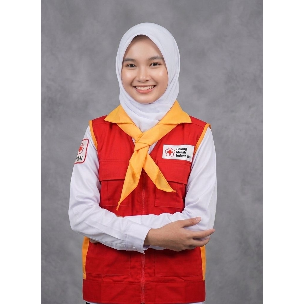 Set Lengkap Rompi PMR Wira Madya - Kualitas Premium