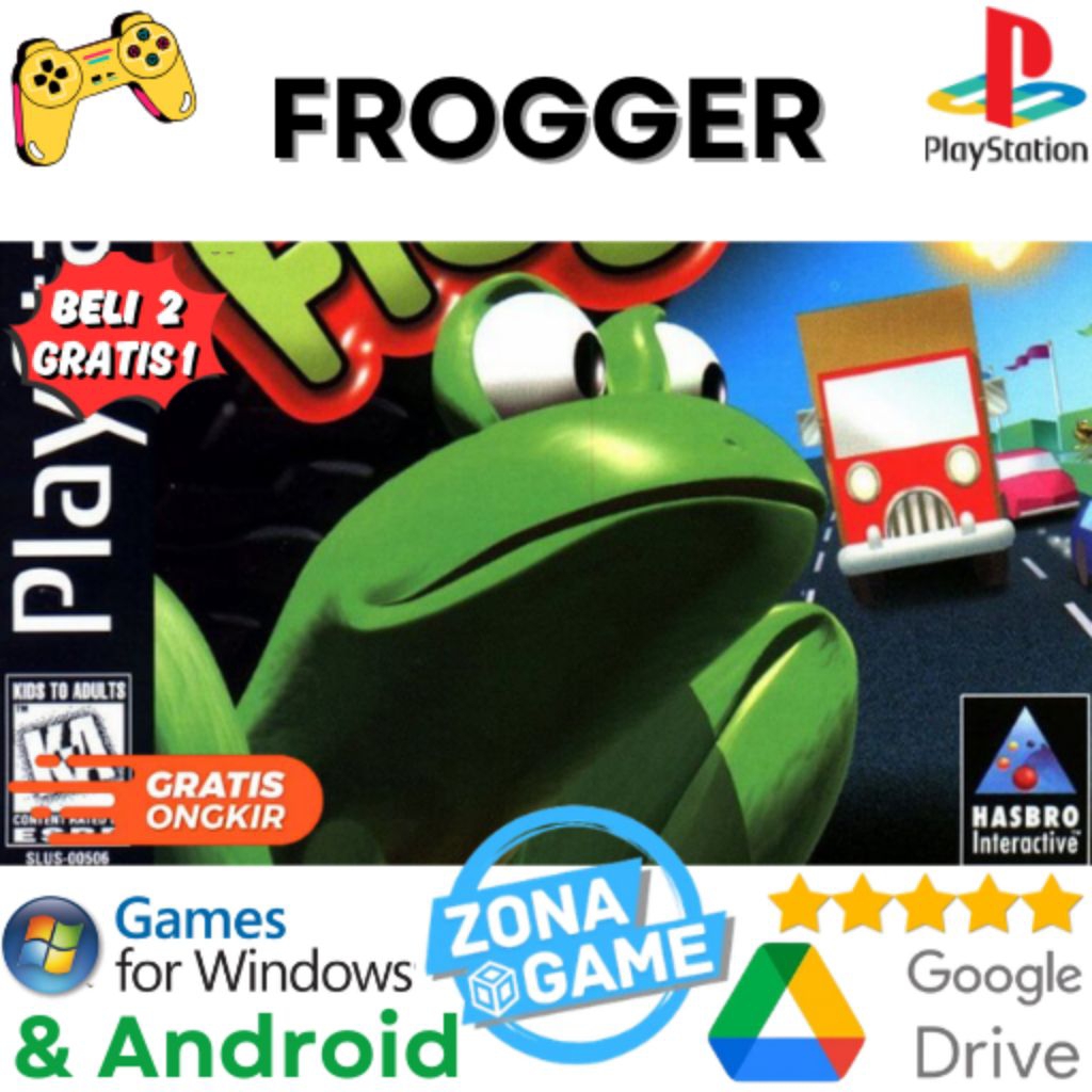 Game PC Frogger Emulator PS1 | Bisa di Android / IOS / PC + Emulator | BELI 2 GRATIS 1