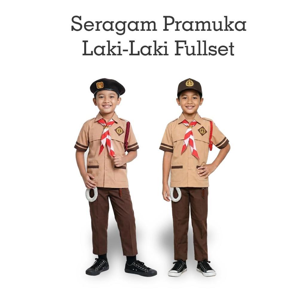 DistronyaKaos Seragam Pramuka Anak Laki-laki Kelas 1-6