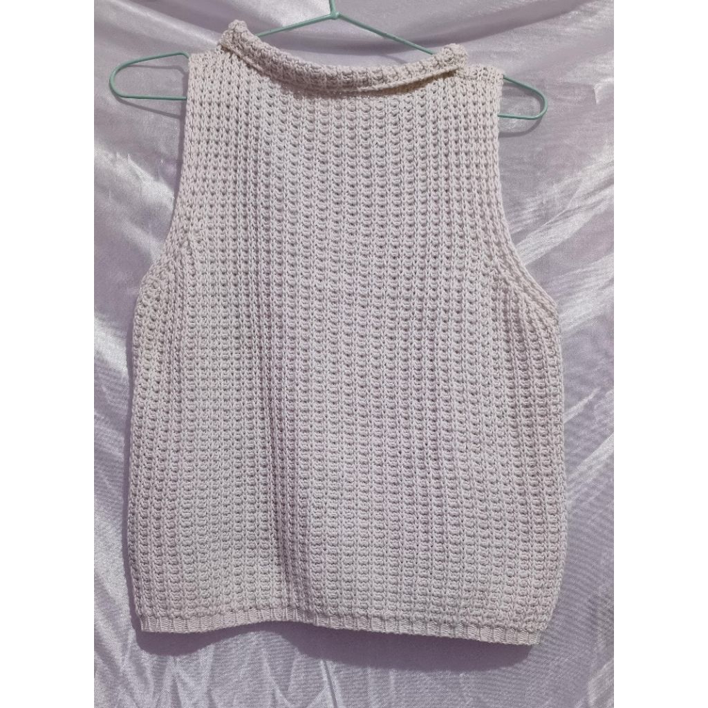 preloved baju atasan vest rompi rajut wanita