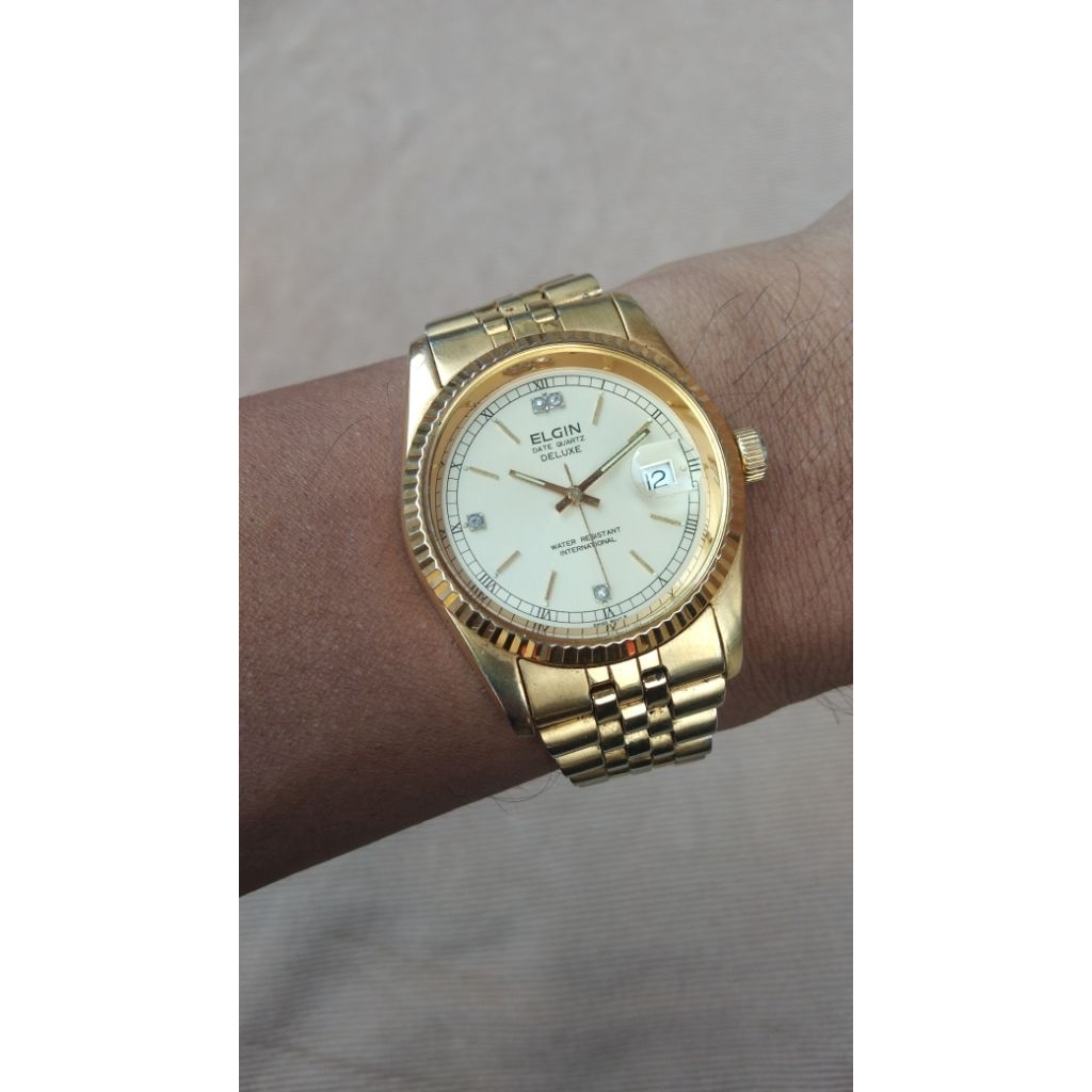 Jam Elgin Deluxe Quartz Eta 955 Swiss