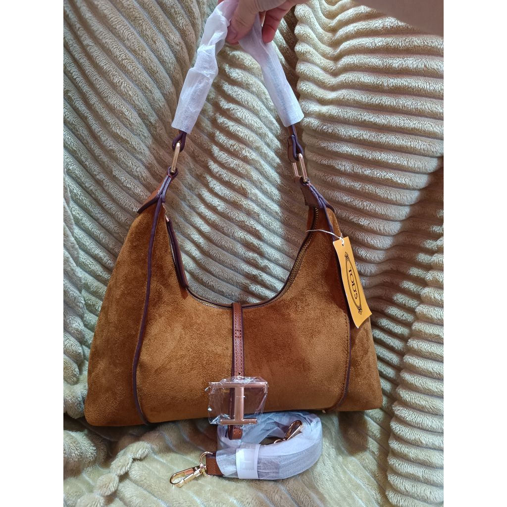 tas import premium tod*9908 brown(Suede)