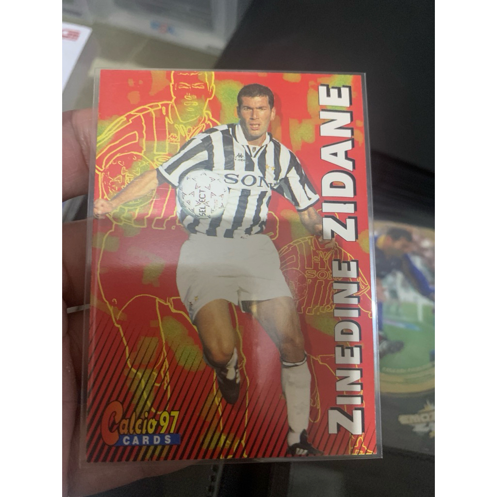 1997 Zinedine Zidane Calcio Cards Edibas #116 - Juventus Italy Rare