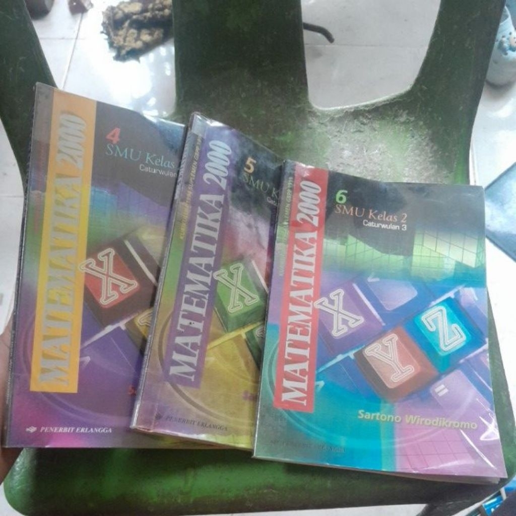 BUKU MATEMATIKA UNTUK SMA KELAS 2/11/XI SET KURIKULUM 1994 SUPLEMEN GBPP 1999 PENERBIT ERLANGGA
