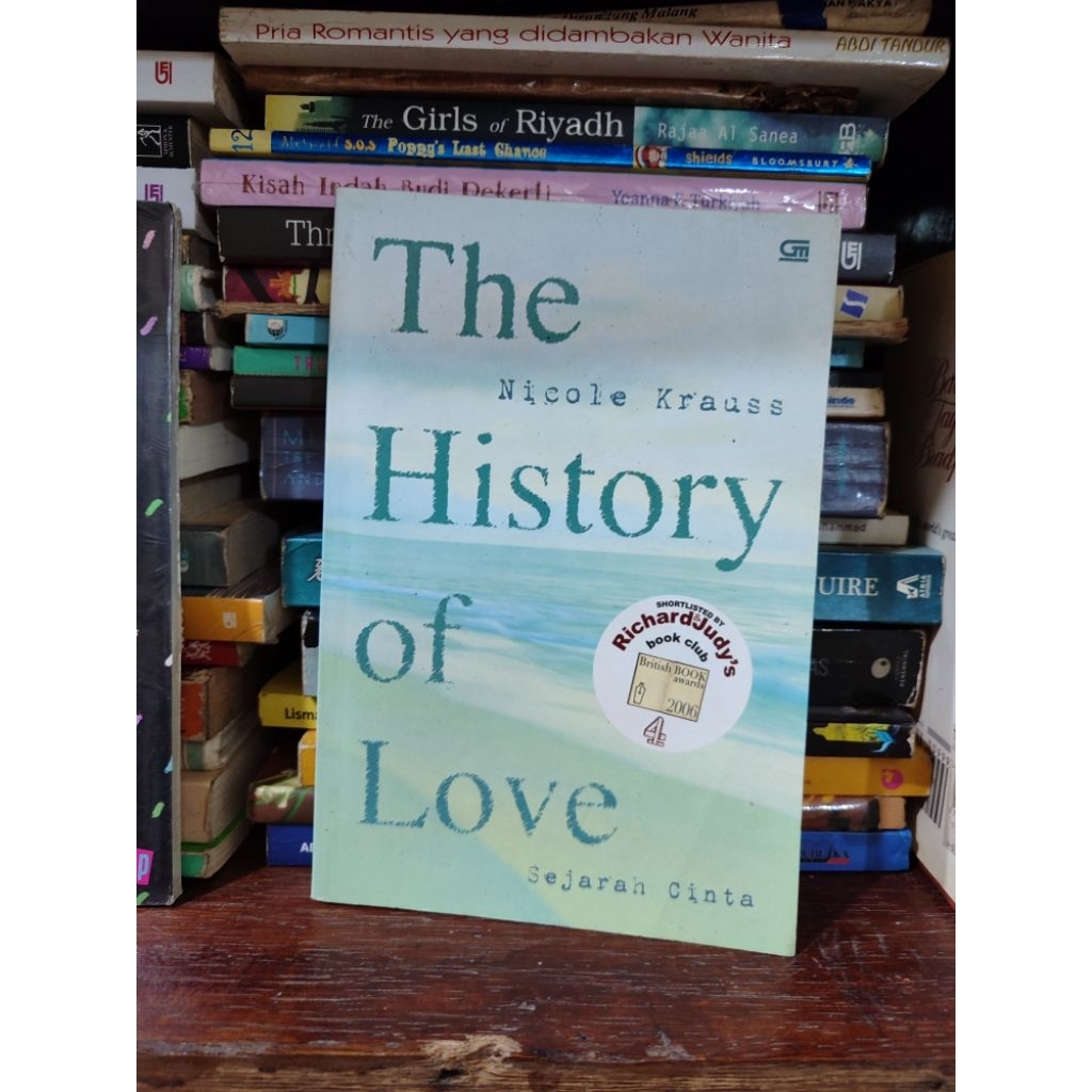 THE HISTORY OF LOVE BY NICOLE KRAUSS