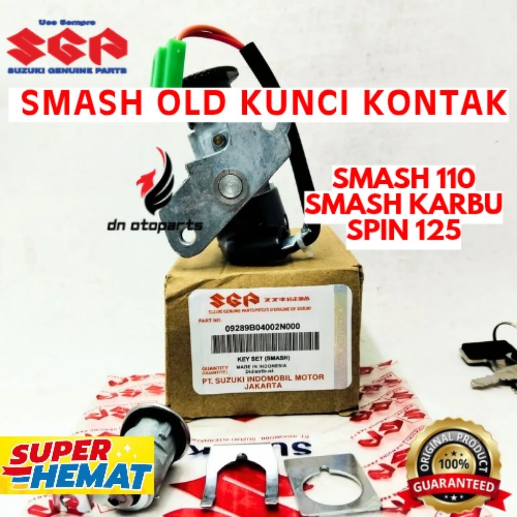 KUNCI KONTAK ORIGINAL SUZUKI KODE SMASH OLD, KUNCI KONTAK SMASH 110, KUNCI KONTAK SMASH KARBU, KUNCI