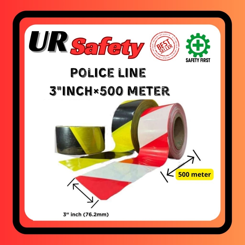 Police Line 3inch x 500 meter / Police Line 3 inc x 500 mtr
