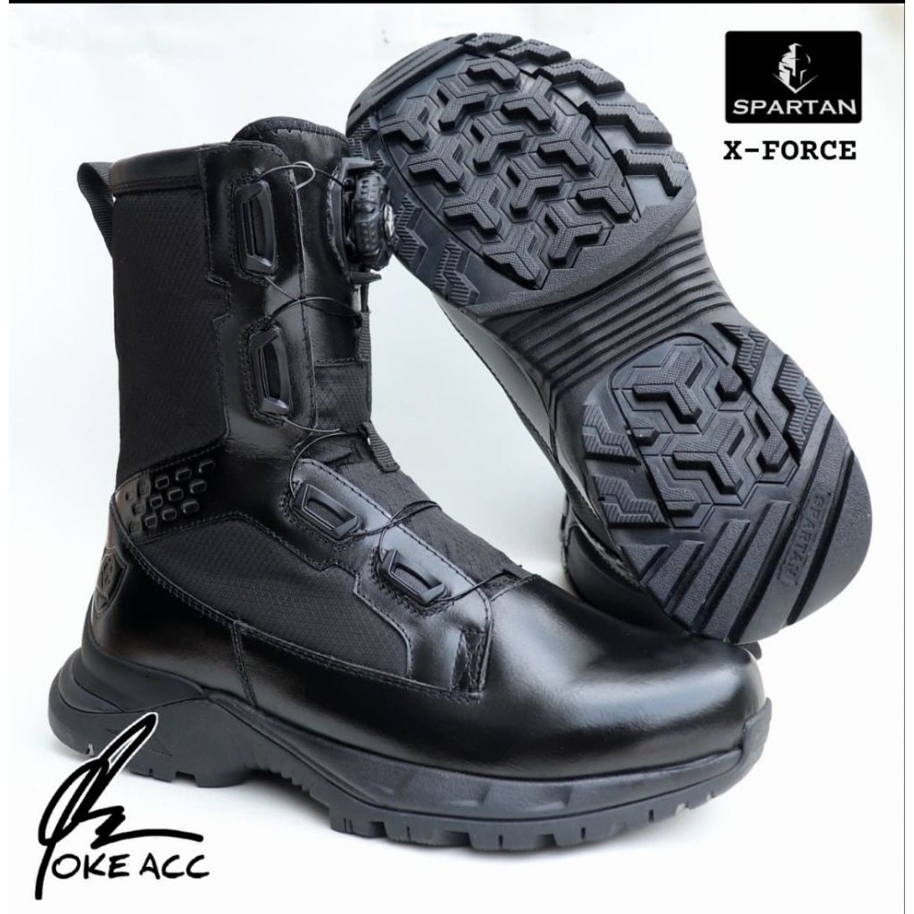 TERBARU Sepatu PDL Spartan X-FORCE tali putar Original