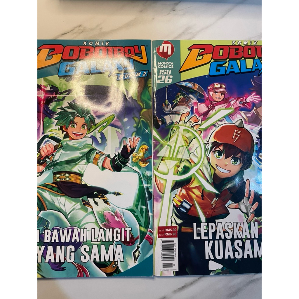 Komik boboiboy galaxy preloved