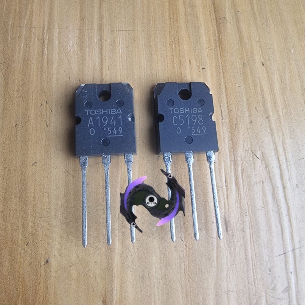 ORI Transistor 1941 5198 A1941 C5198 Toshiba Original Japan 1Set
