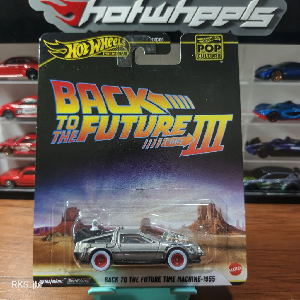 HOT WHEELS PREMIUM BACK TO THE FUTURE TIME MACHINE 1995