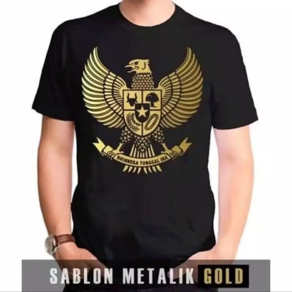 KAOS GARUDA BHINEKA TUNGGAL IKA GARUDA GOLD
