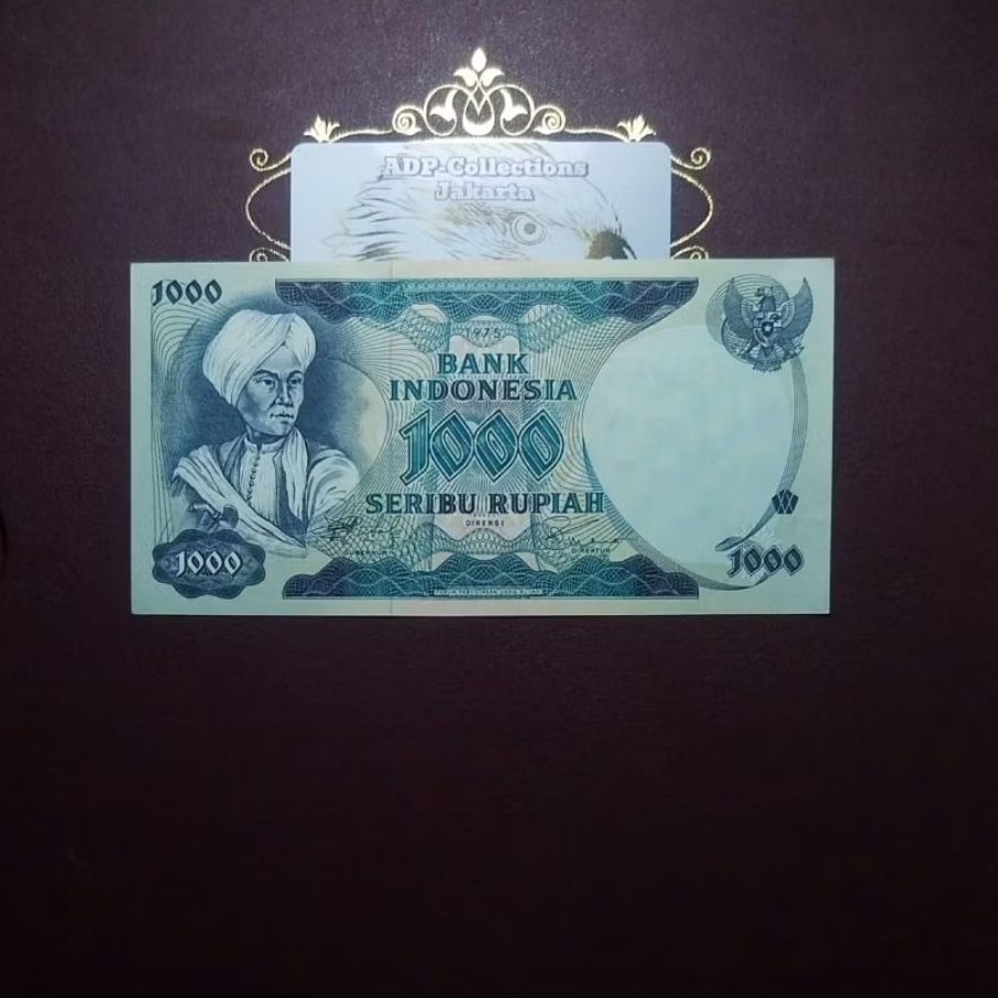 Uang Kuno 1000 Diponegoro 1975