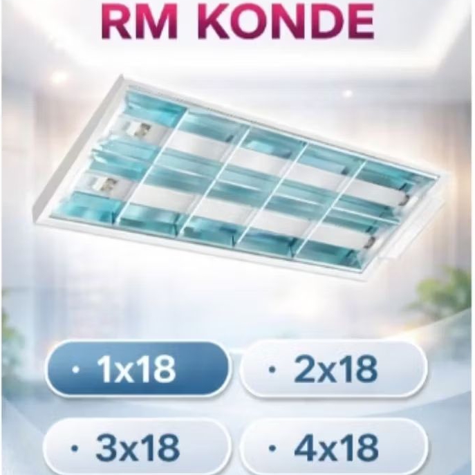 Kap Lampu RM Konde ukuran 1 x 18,2 x 18,3 x 18 dan 4 x 18