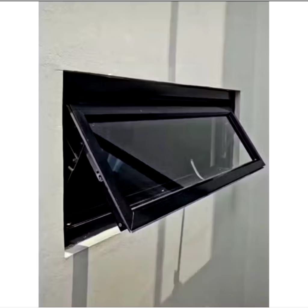 JENDELA BOVEN ALUMINIUM COCOK UNTUK JENDELA DAPUR, FREE PACKING KAYU