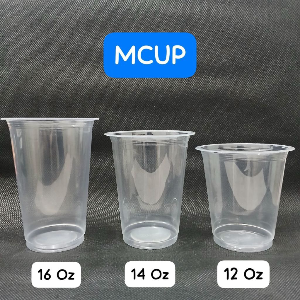 CUP GELAS PLASTIK 16 OZ 7 GRAM DATAR
