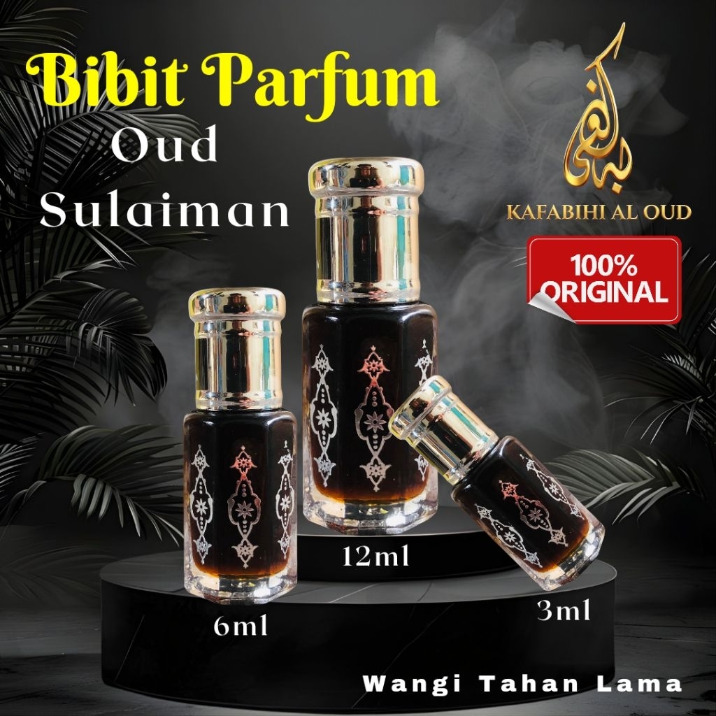 kafabihi Al oud - bibit murni Minyak wangi Oud Sulaiman wangi tahan lama