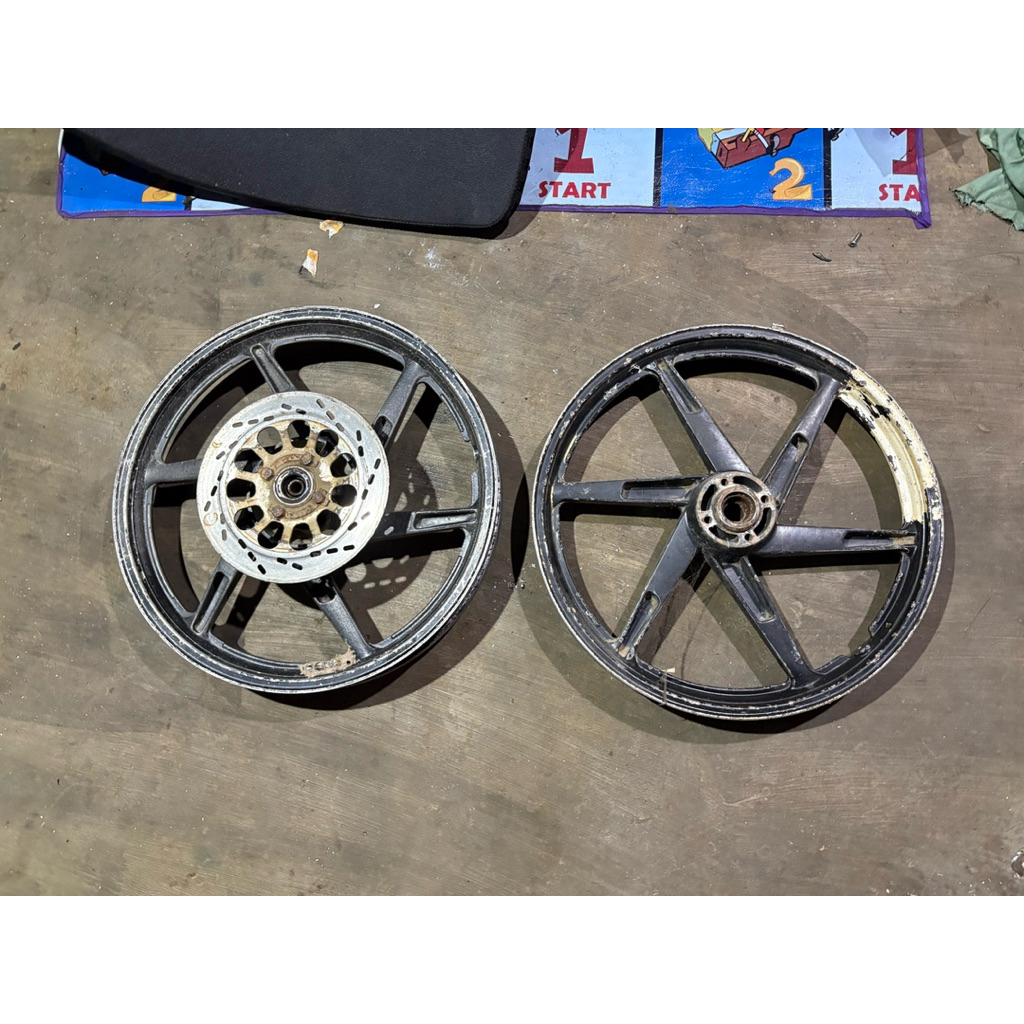 velg satria hiu/lumba original copotan