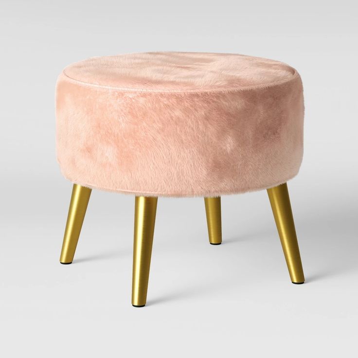 Kursi Sofa Beludru / stool bulat minimalis