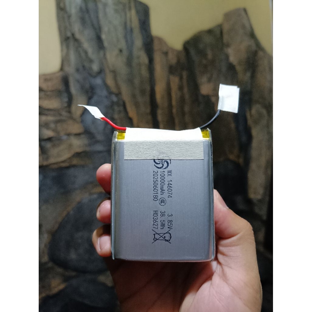 Baterai Polymer 20000mah 3,85V Mini Kondisi BARU
