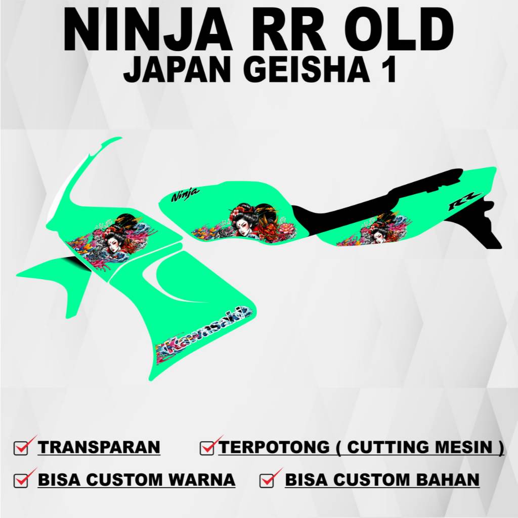 Stiker Ninja RR Old / Striping Ninja RR Old / Stiker Sticker Decal Ninja RR Old / Stiker Sticker Dec