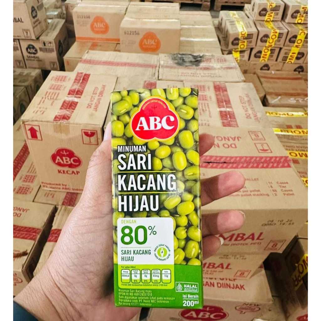 1 DUS  SARI KACANG HIJAU ABC 200ML EXP. 10/02/2027 ( 1DUS ISI 24 )