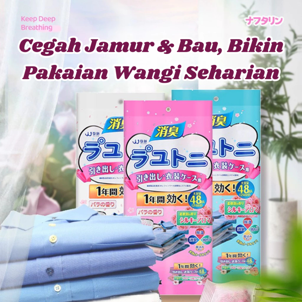 Kapur Barus Lemari Baju anti Serangga Anti Bau Pewangi ruangan Anti Lembab