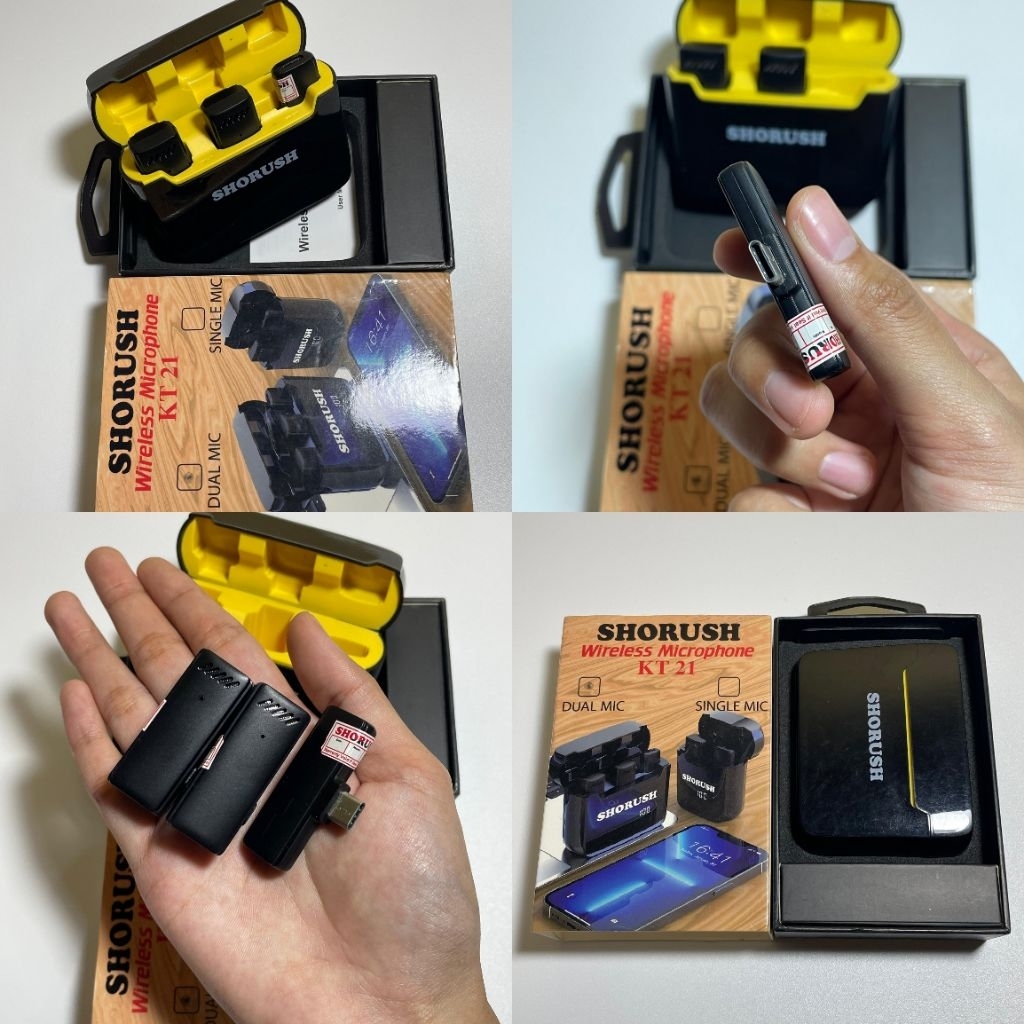 [BEKAS PAKAI] MIC WIRELESS SHORUSH TYPE C ONLY