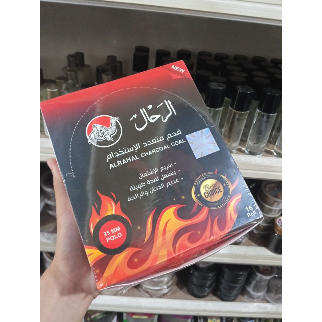 Grosir Arang Al Rahal/Briket Bukhur Harga Per Satu Kotak