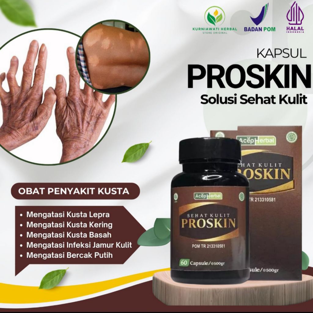 PROSKIN Obat Herbal Gatal Bruntusan Jamur Area Selangkangan Dan Pantat Original