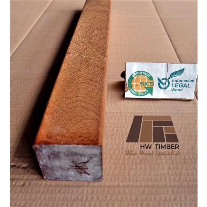 Kayu Balok Ulin Kalimantan 6Cm X 6Cm X 200Cm Halus 4 Sisi