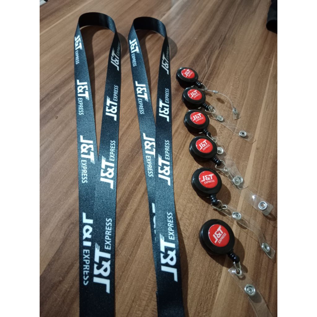 Lanyard/Gantungan kunci Tali J&T Express/Tali id card lanyard
