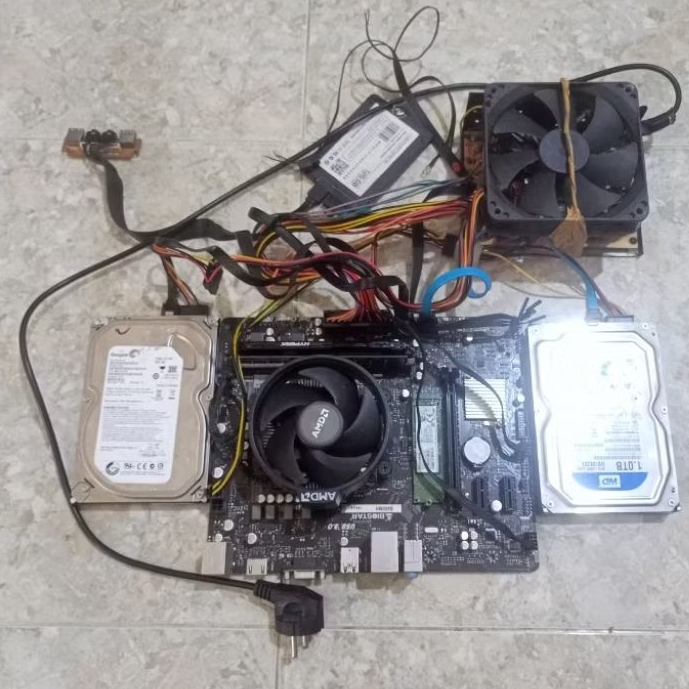 pc ryzen 5 5600g ram 16gb 1tb+ paket bundle fulset siap pakai