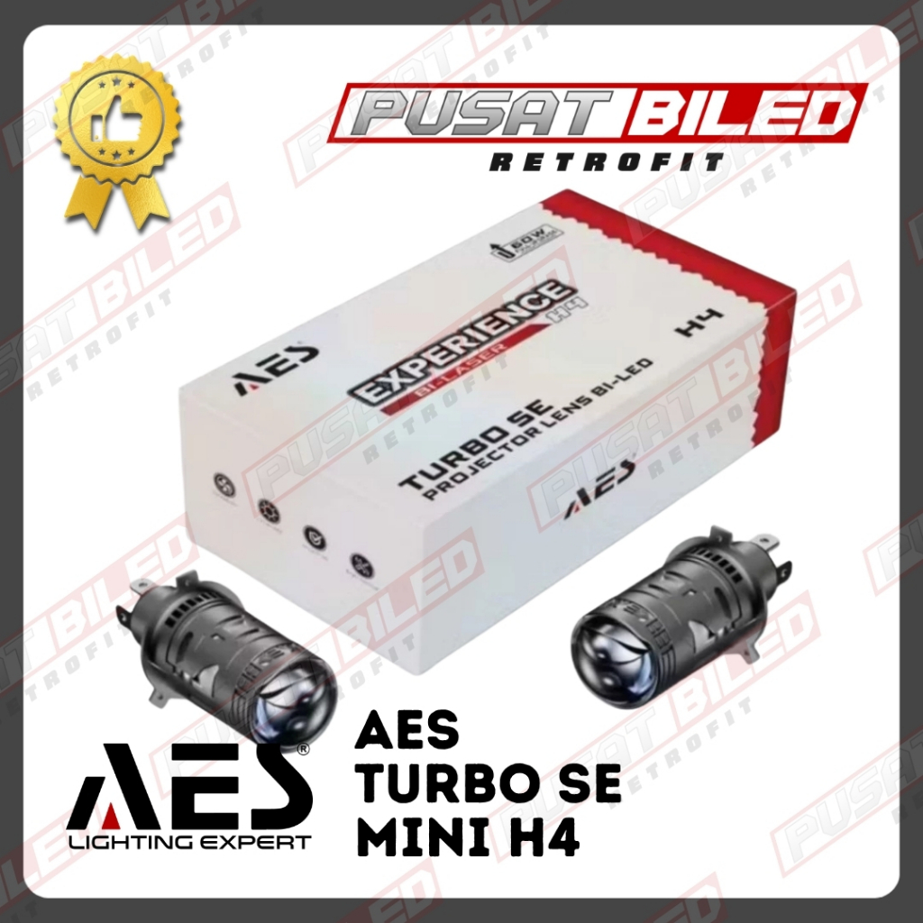 AES Turbo SE Mini H4 Bi-LED Projector