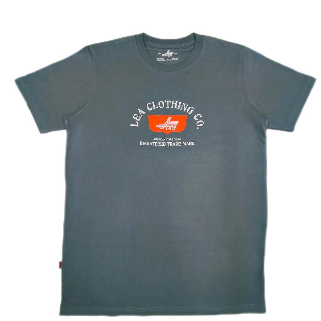 Kaos Lea Jeans Basic Man T-Shirt Lea Clothing Grey 23102HG81
