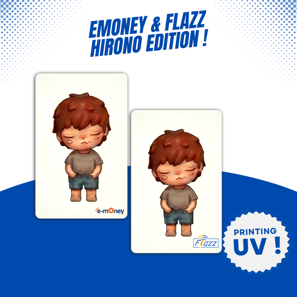 Custom Kartu Hirono - Support NFC - Kartu Emoney Flazz Gen 2 Support NFC
