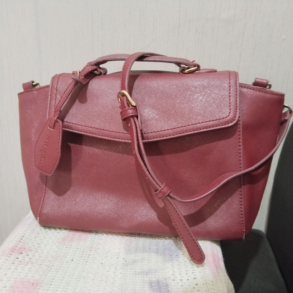 Preloved Brera Bag Sling Dark red