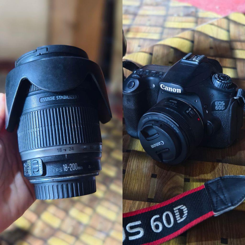 canon 60D lensa 18-200