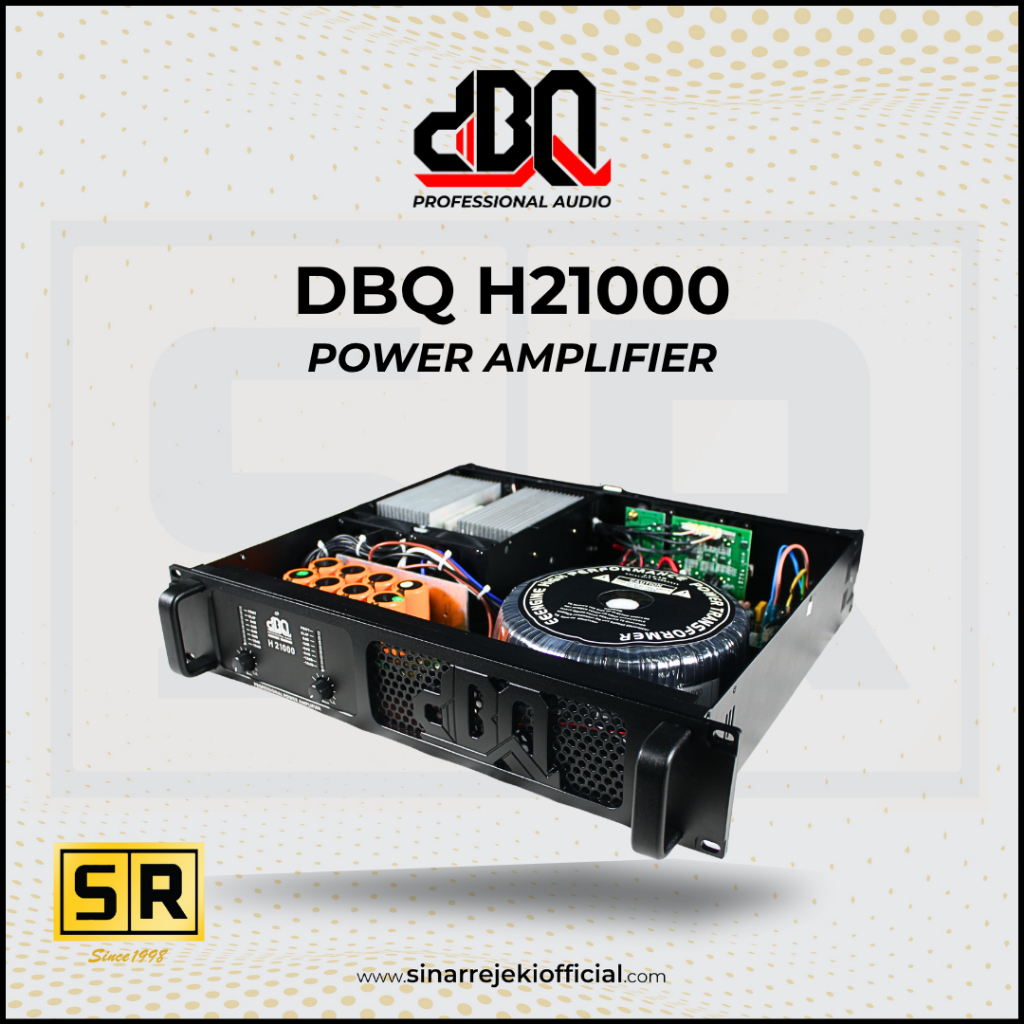 Power Amplifier DBQ dB H21000 Channel Class / Kelas H