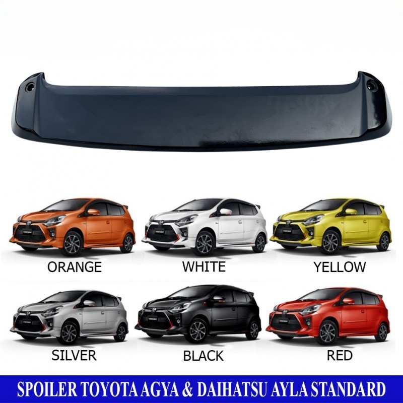 Spoiler Toyota Agya Daihatsu Ayla 2013-2022 - Topi Belakang Agya/Ayla - Spoiler Belakang