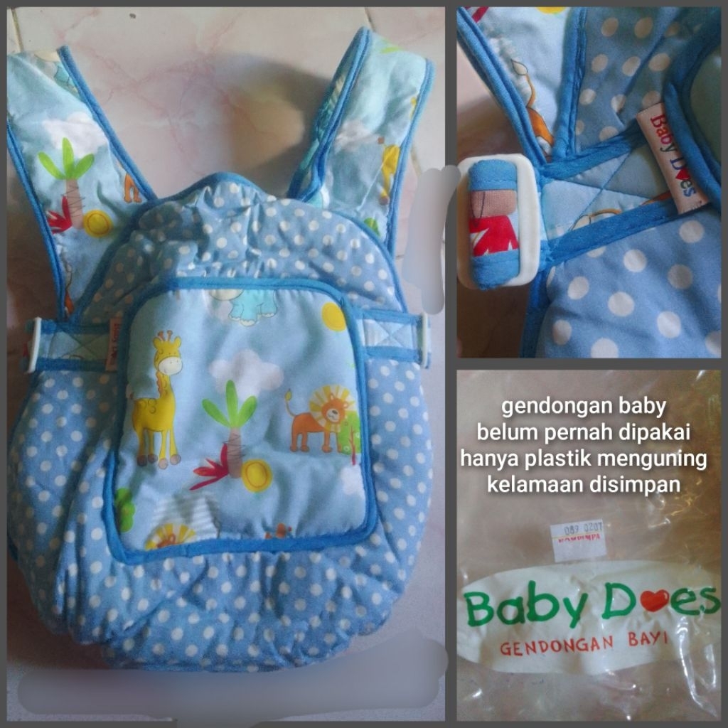 gendongan baby does/claudia baby,gendongan depan,pl