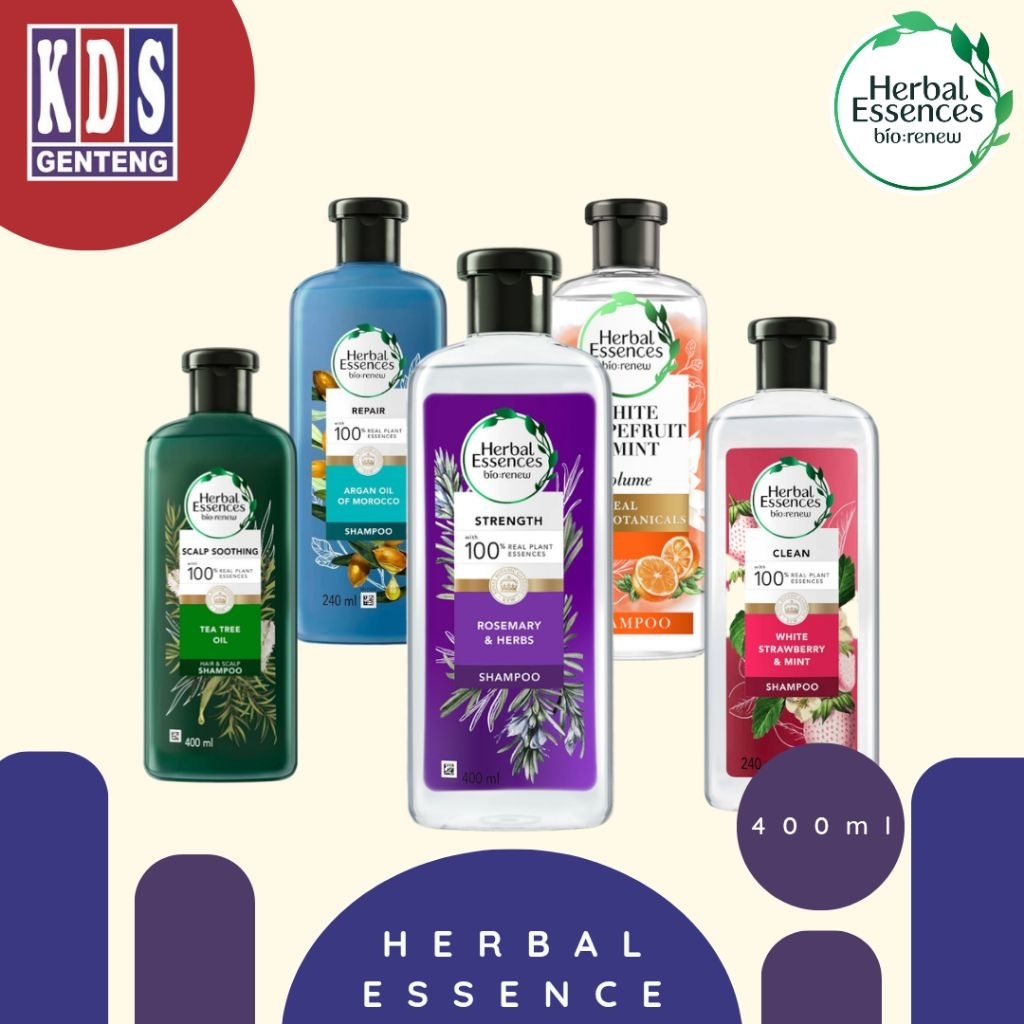 HERBAL ESSENCES SHAMPOO 400ML