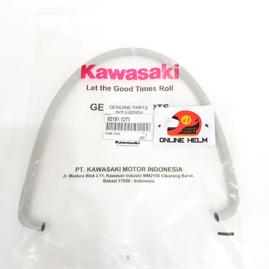 SELANG BENSIN NINJA R SS RR NEW OLD KAZE KLX DLL UNIVERSALL MOTOR ORIGINAL KAWASAKI 92191-1271