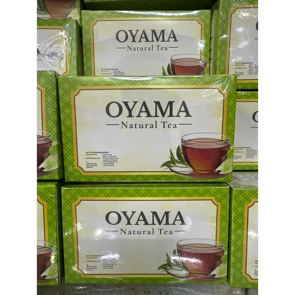 Teh OYAMA Natural Slim Tea | 20 Tea Bags Kemasan Baru