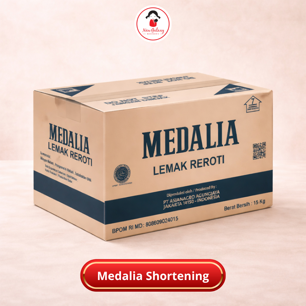 Medalia Shortening / Lemak Reroti / Margarin Putih 1kg