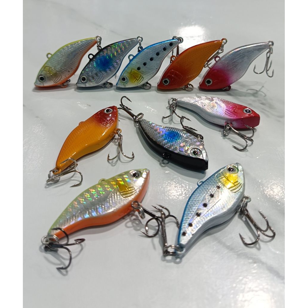 Umpan Vib 5cm 13gr Lure Pancing Vibra Sinking  Rattle Casting Muara karang