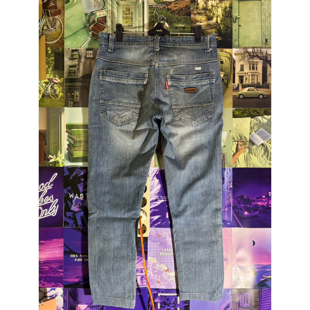 M Zone Slim Fit Jeans Size 32 Preloved