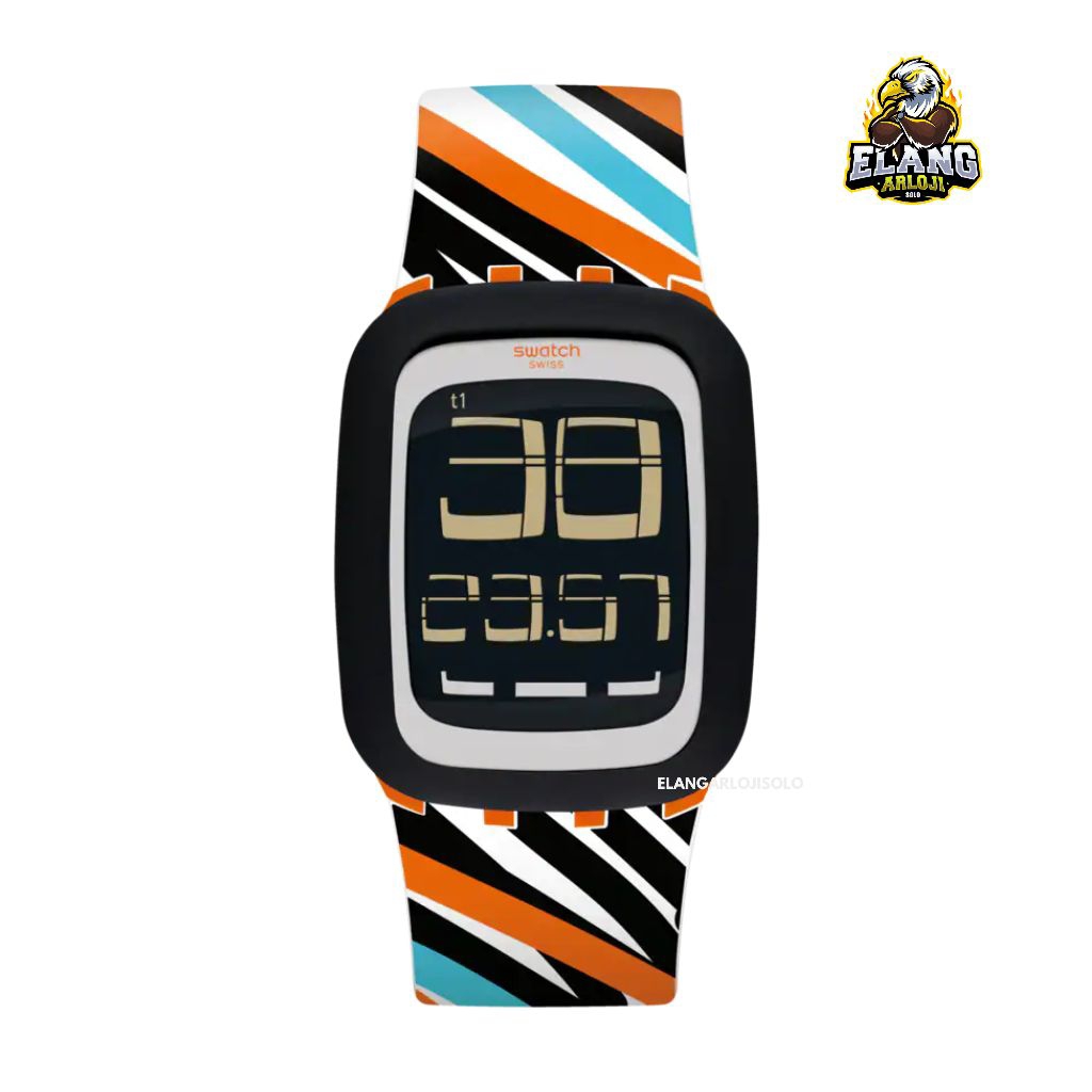 JAM TANGAN UNISEX SWATCH SURO102 TOUCHSCREEN ORIGINAL